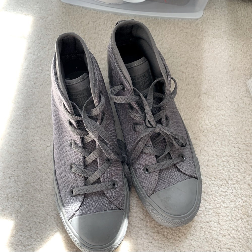 Converse Chuck Taylor All Star Syde Street Mid top Sneakers Charcoal Grey